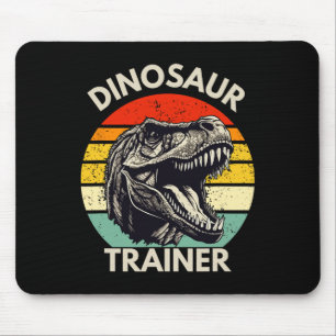 Retro-Halloween-Kostüm für Erwachsene als Dinosaur Mousepad