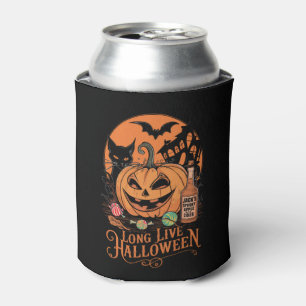 Retro Halloween Lang lebe der Herbst Gruselzeit Dosenkühler