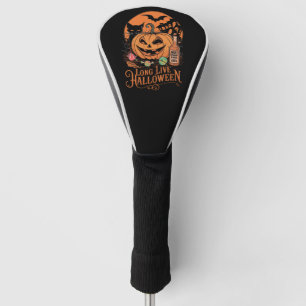 Retro Halloween Lang lebe der Herbst Gruselzeit Golf Headcover