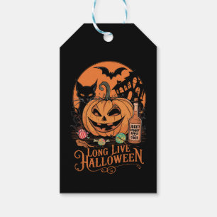 Retro Halloween Long Live Fall Spooky Saison Geschenkanhänger