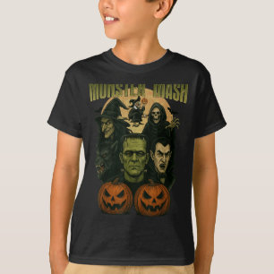 Retro Halloween Lustiger Klassischer Monster Gruse T-Shirt