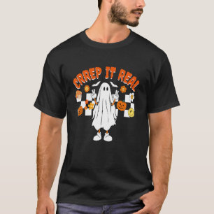 Retro Halloween, mach's echt, Vintage-Geist Hallow T-Shirt