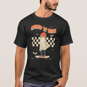 Retro Halloween, mach's echt, Vintage-Geist Hallow T-Shirt