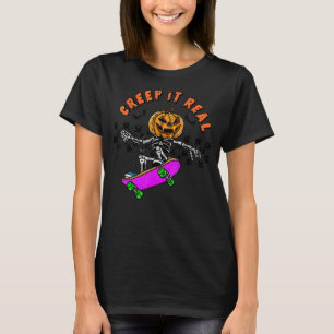 Retro Halloween, mach's echt, vintage Geist Hallow T-Shirt