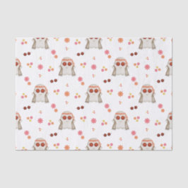 Retro Halloween Niedlich Kids Floral Ghost Seidenpapier
