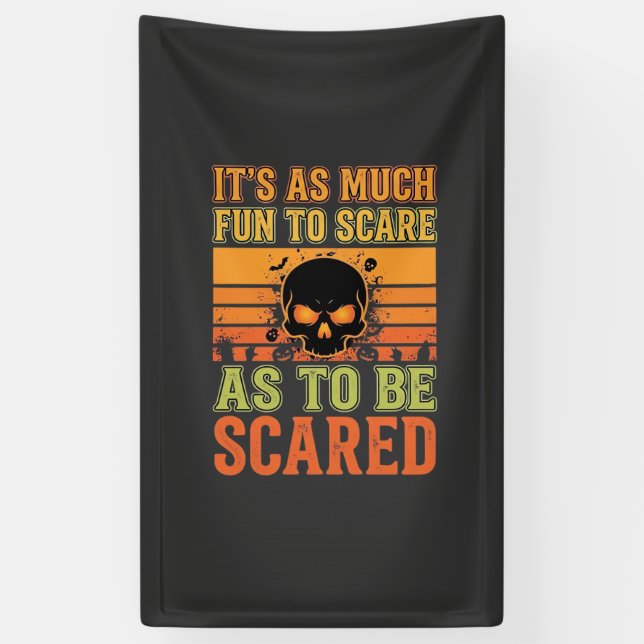 Retro-Halloween-Schreck-Schädel-Design_1 Banner (Vertikal)