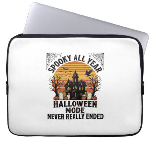 Retro-Halloween-Shirt für Liebhaber der spooky-Sai Laptopschutzhülle