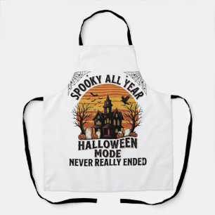 Retro-Halloween-Shirt für Liebhaber der spooky-Sai Schürze