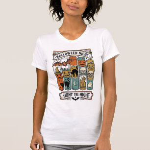 Retro-Halloween-Shirt mit vintage-spooky gestreift T-Shirt