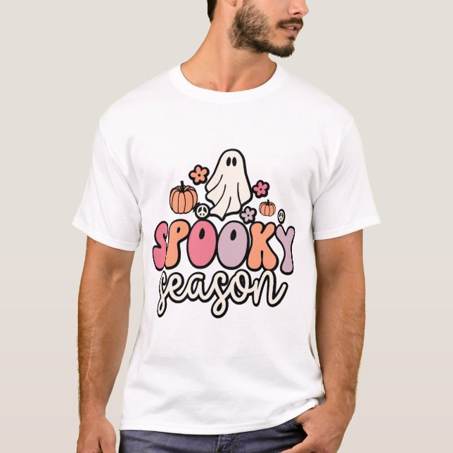 Retro Halloween T-Shirt (Vorderseite)
