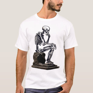 Retro Halloween "the thaber" Skelett Meisterwerk T-Shirt