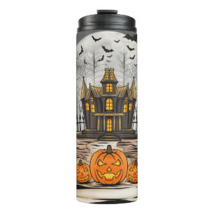 Retro Halloween Thermosbecher