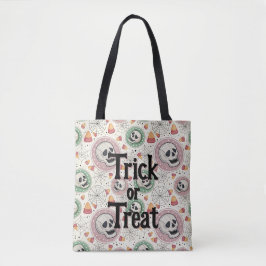 Retro Halloween Trick oder Treat Candy Tote Bag