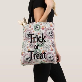 Retro Halloween Trick oder Treat Candy Tote Bag