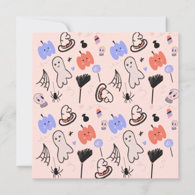 Retro Halloween Vintage Themendoodles (Vorderseite)