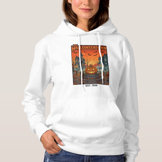 Retro Halloweentown Pumpkin T-Shirt | 1998 Classic Hoodie (Vorderseite)