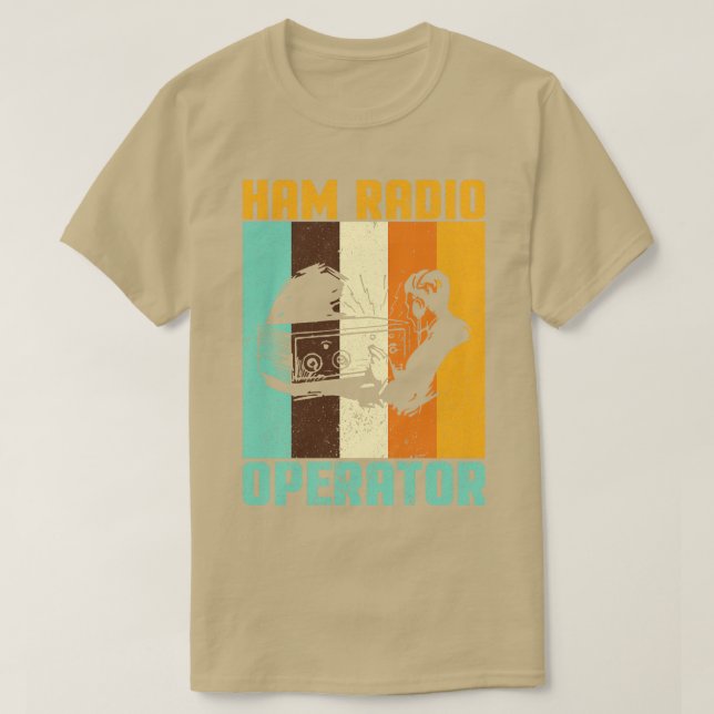 Retro Ham Radio I Base Station Amateur-Radio I Ham T-Shirt (Design vorne)