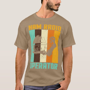 Retro Ham Radio I Base Station Amateur-Radio I Ham T-Shirt