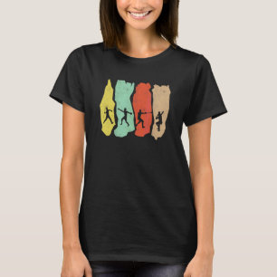 Retro Hammer Javelin Discus Shooting Track und Fie T-Shirt