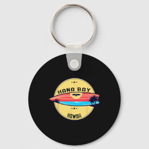 Retro Hana Y Hawaii Strand Surfen Schlüsselanhänger