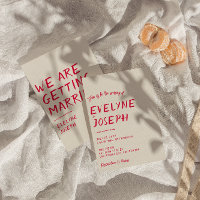 Retro handgeschriebene farbenfrohe moderne Funky W