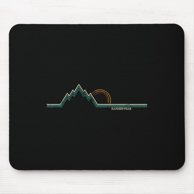 Retro Handies Gipfel  Mousepad (Vorne)