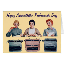 Retro Happy Administrative Professionals Day