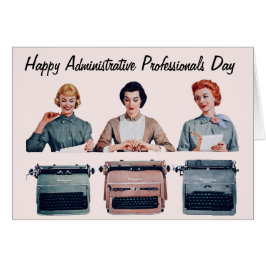 Retro Happy Administrative Professionals Day
