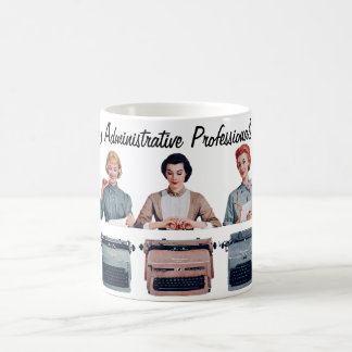 Retro Happy Administrative Professionals Day Kaffeetasse