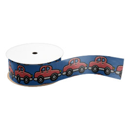 Retro Hard Top Cars (Marsala Red) Ripsband
