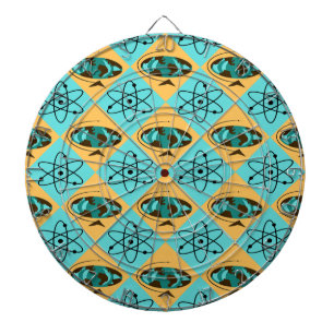 Retro Harlequin Globe Trotter Dartboard Dartscheibe