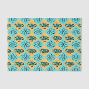 Retro Harlequin Globe Trotter Tissue Paper Seidenpapier