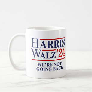 Retro Harris Walz '24 - Wir gehen nicht zurück Kaffeetasse