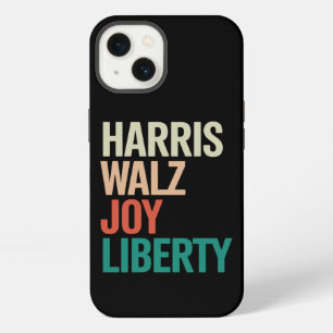 Retro Harris Walzer 2024 Harris Walz Freude Freihe iPhone 13 Hülle