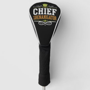 Retro Häuptling Shenanigator Glücklicher Leprechau Golf Headcover
