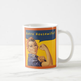 Retro Hausfrau! Tasse