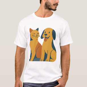 Retro Haustiere - Kunst und Kultur des Mittelalter T-Shirt