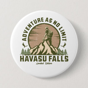 Retro Havasu Falls Wanderung Sonnenuntergang Button