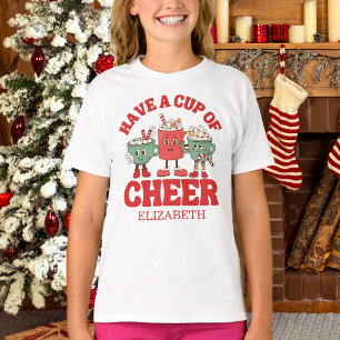 Retro Have A Cup Of Cheer Weihnachten T-Shirt