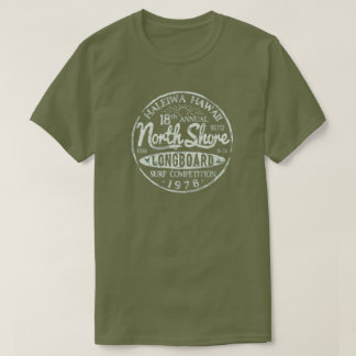 Retro Hawaii North Shore Longboard | Obskure T-Shirt