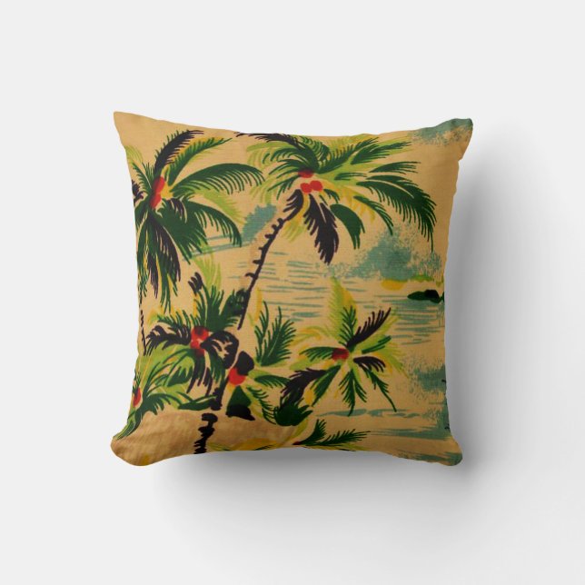 Retro Hawaiian Vintag Cushion Cover Throw Kissen K (Vorderseite)