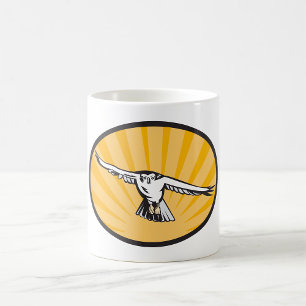 Retro Hawk Flying Kaffeetasse