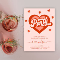 Retro Heart Bride Junggeselinnen-Abschied