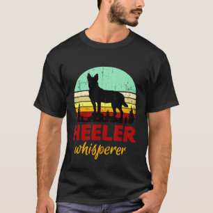 Retro Heeler Australian Cattle Dog Besitzer Hausti T-Shirt