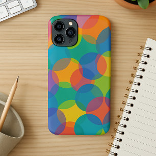 Retro-Helle Farben Amorphe Formen Kunstmuster iPhone 16 Pro Max Hülle
