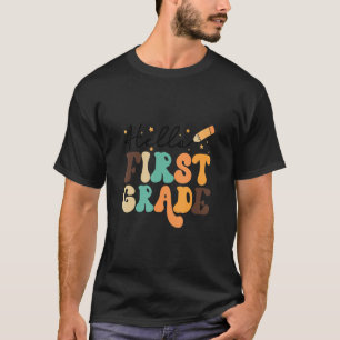 Retro Hello First Grade Zurück zur Schule Lehrer S T-Shirt