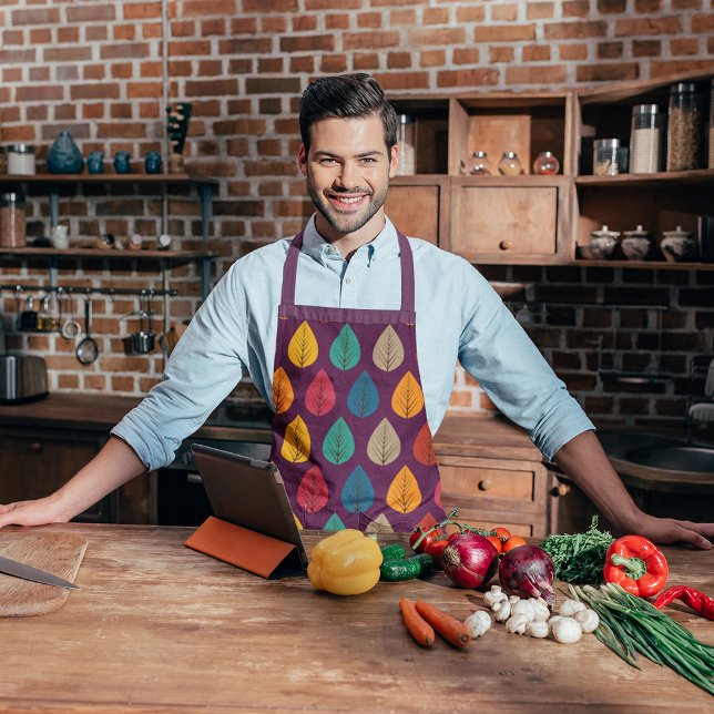 Retro-Herbstlaub Schürze (Von Creator hochgeladen)