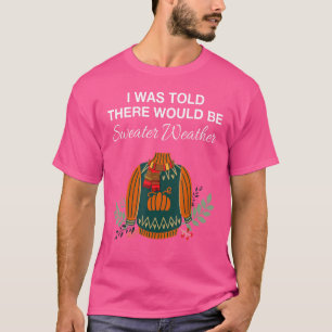 Retro Herbstsaison Strickwetter Herbst Thanksgivin T-Shirt