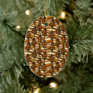 Retro-Herbstschmuck Keramik Ornament