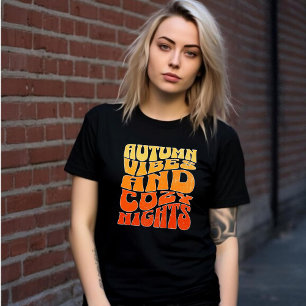 Retro Herbstwochen & gemütliche Nächte T-Shirt
